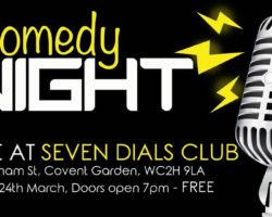 Jimmy Furre’s Comedy Night at Seven Dials Club